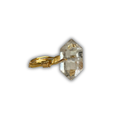 Clear Quartz Gold Wire-Wrapped Ring