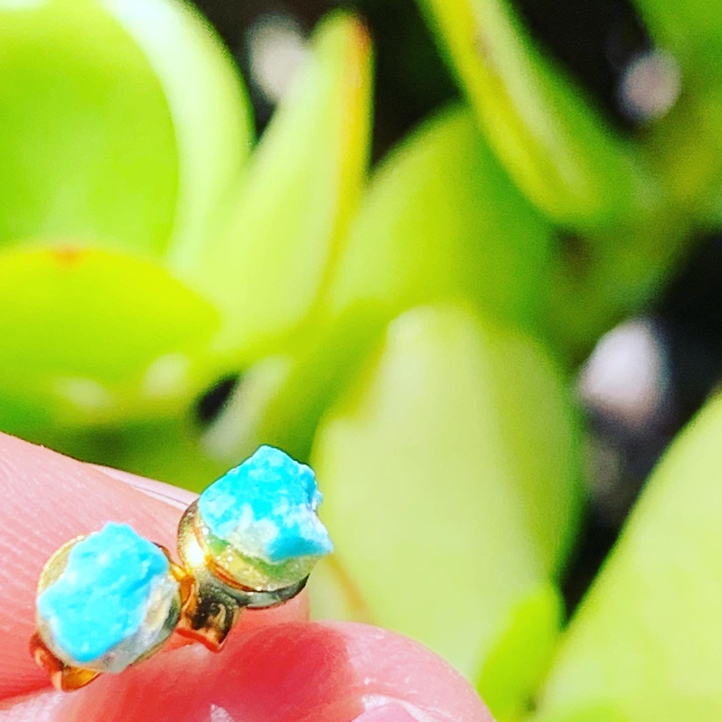 Turquoise Baby Stud Earrings
