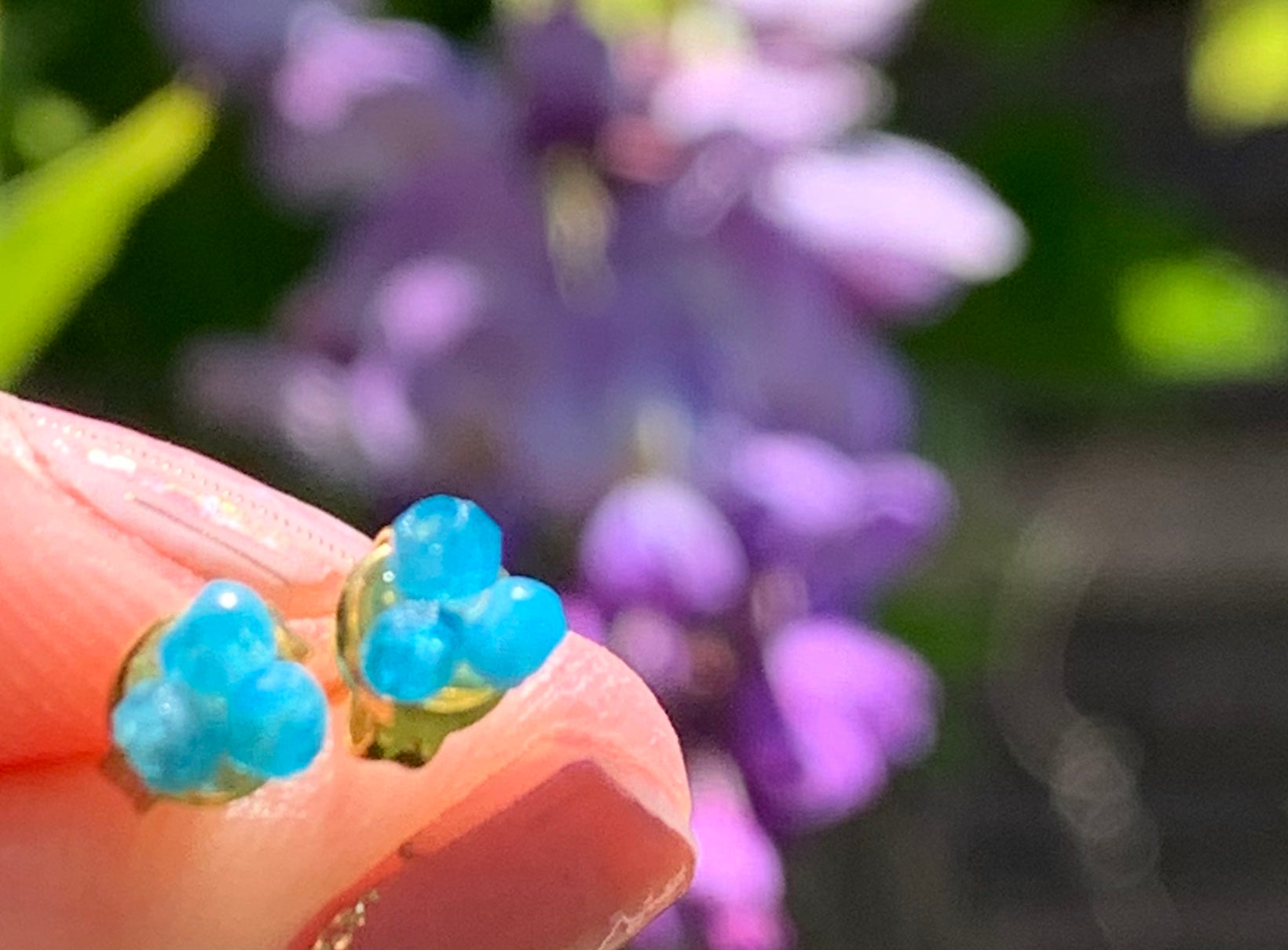 Turquoise Baby Stud Earrings