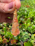 Orgonite & Clear Quartz Pendant — Medium