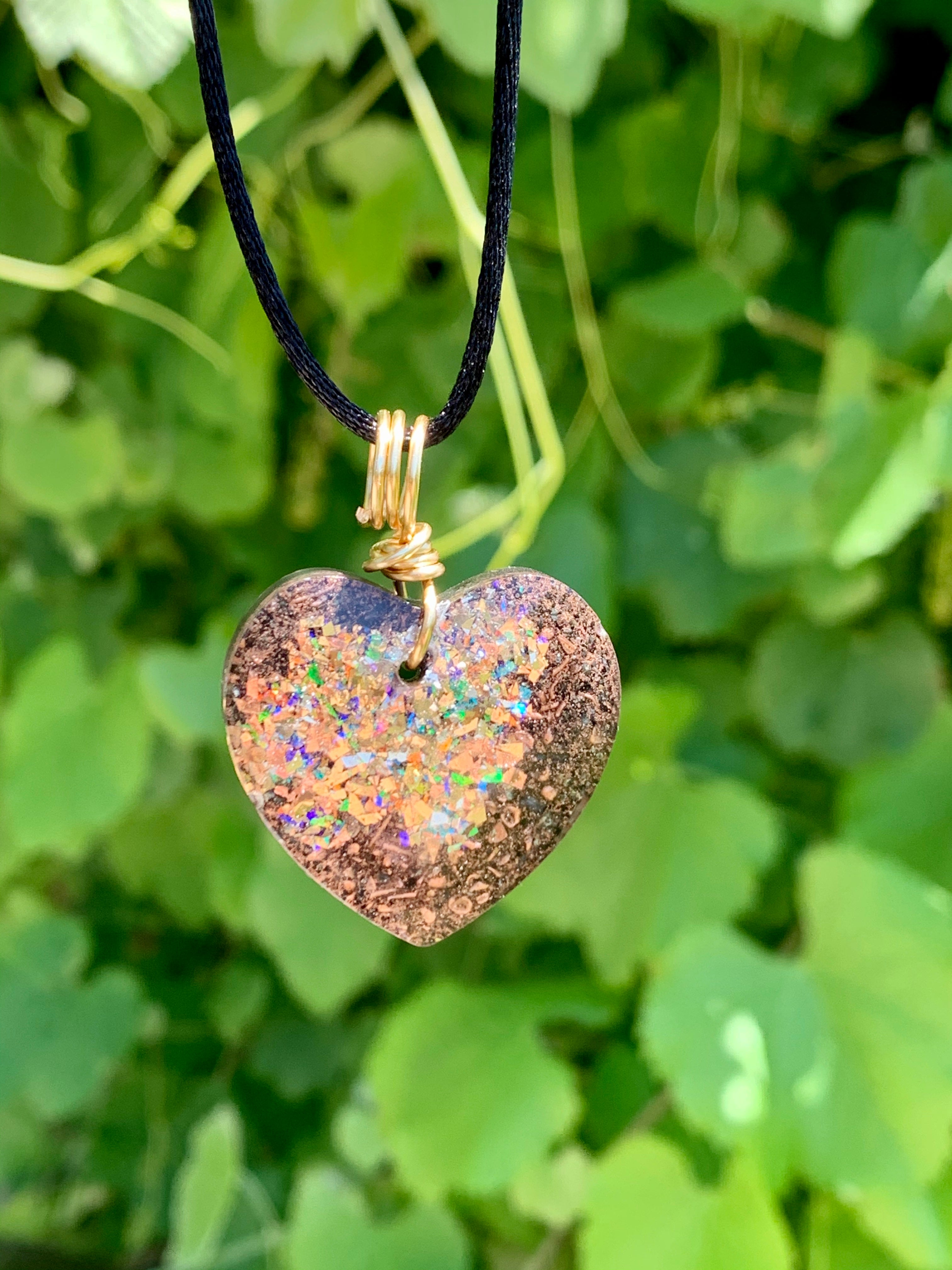 Shungite Heart Pendant