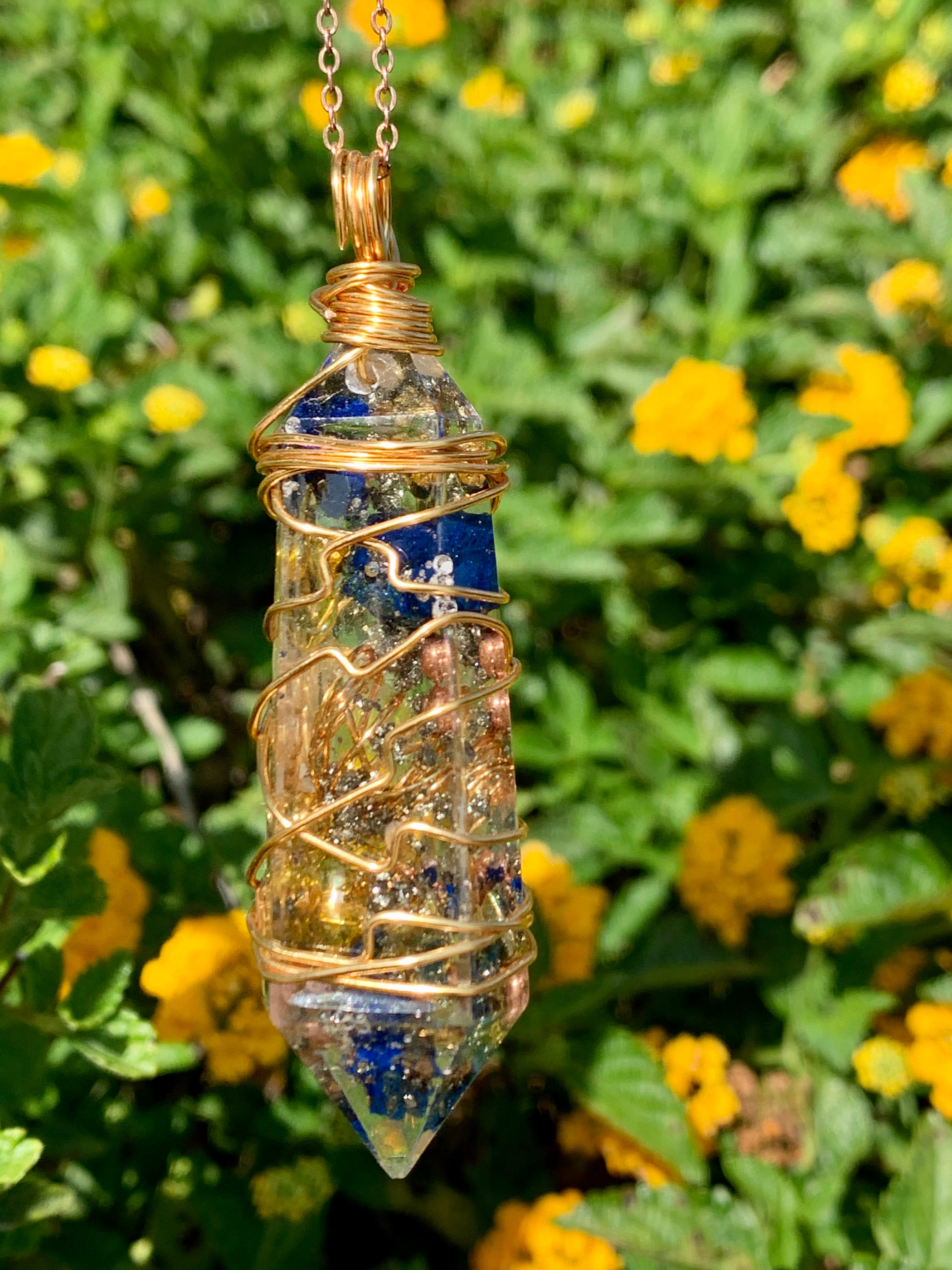 Clear Quartz Pendant — Large