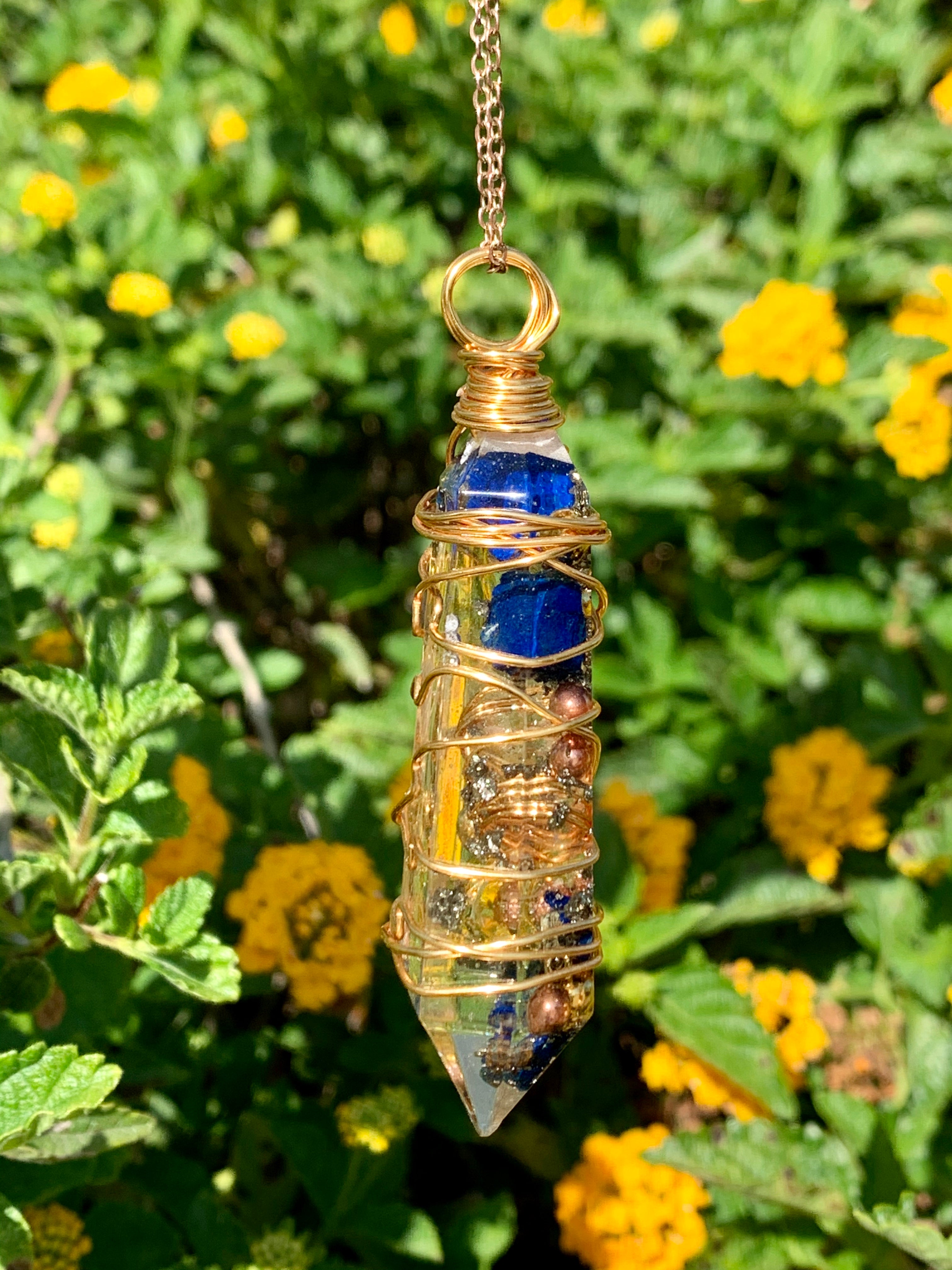 Clear Quartz Pendant — Large