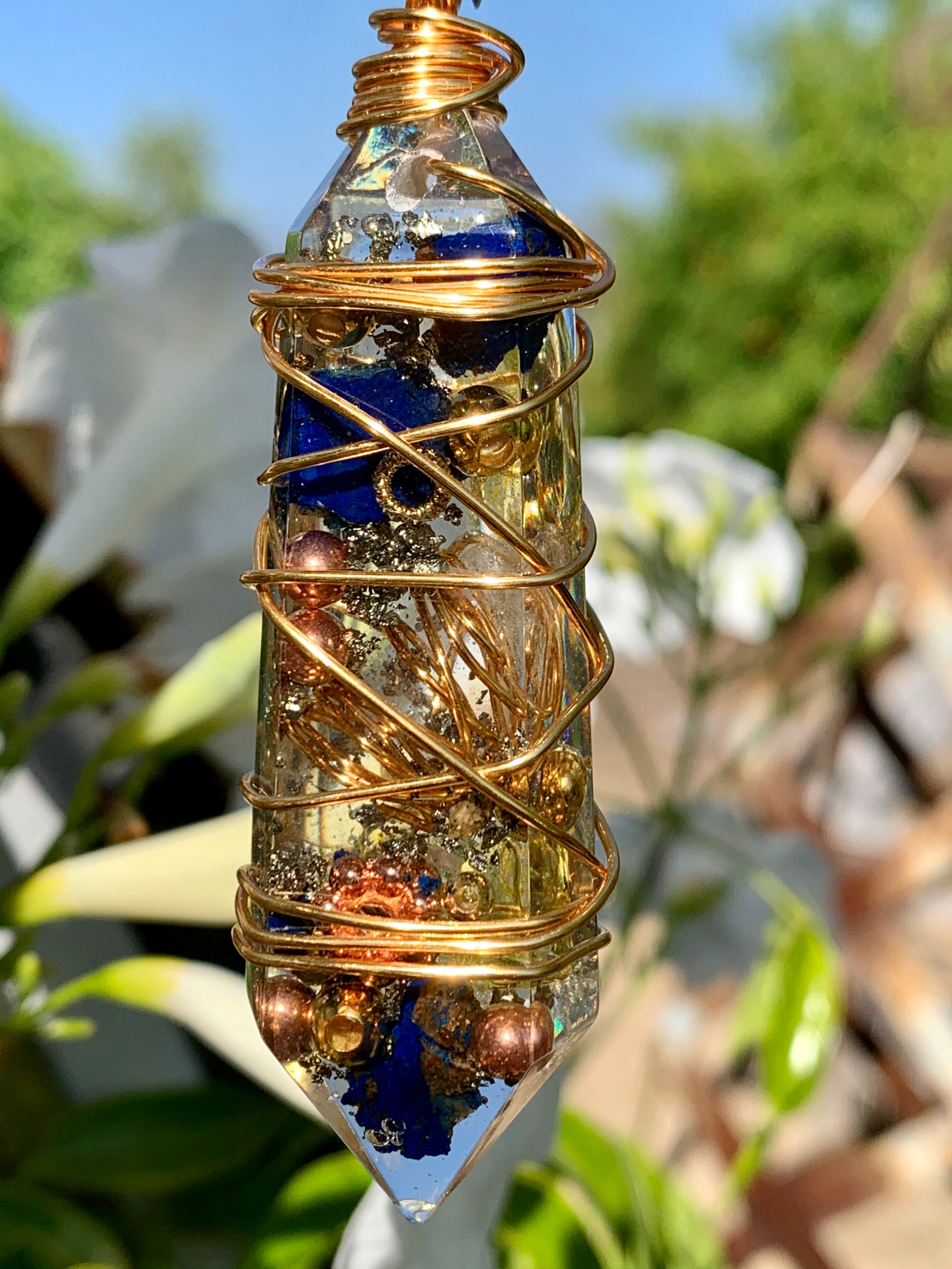 Clear Quartz Pendant — Large