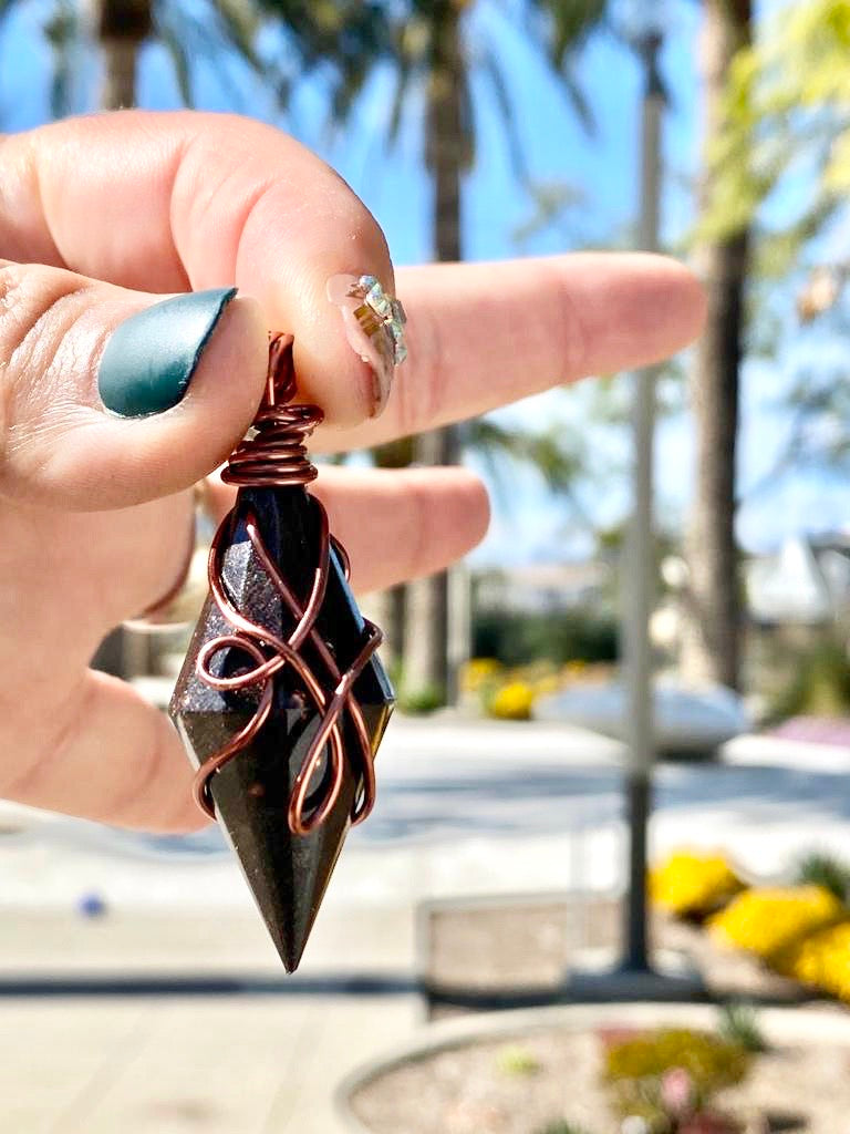 Shungite Pendant — Medium