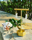 Clear Quartz Earrings