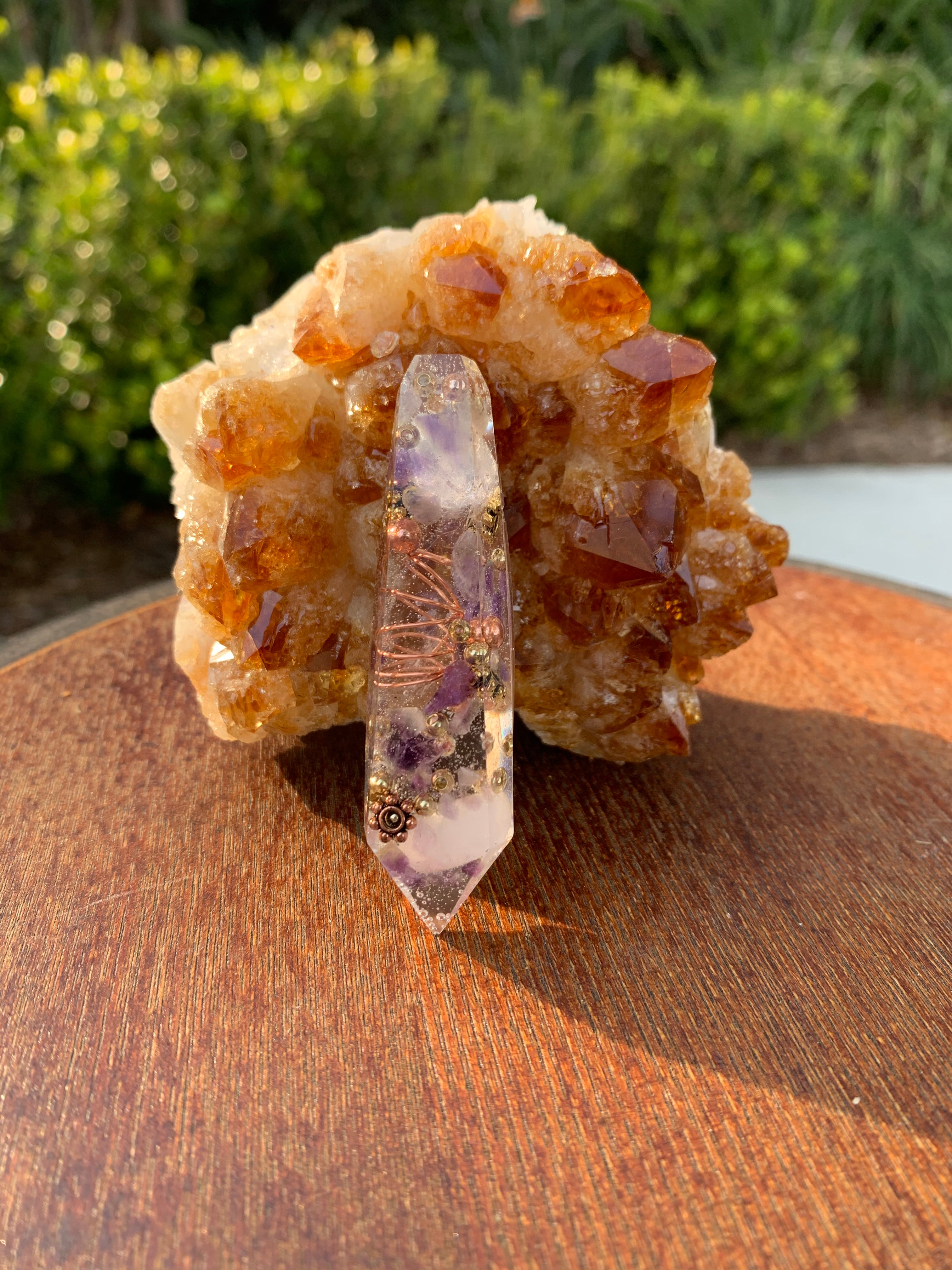Amethyst Pendant — Large