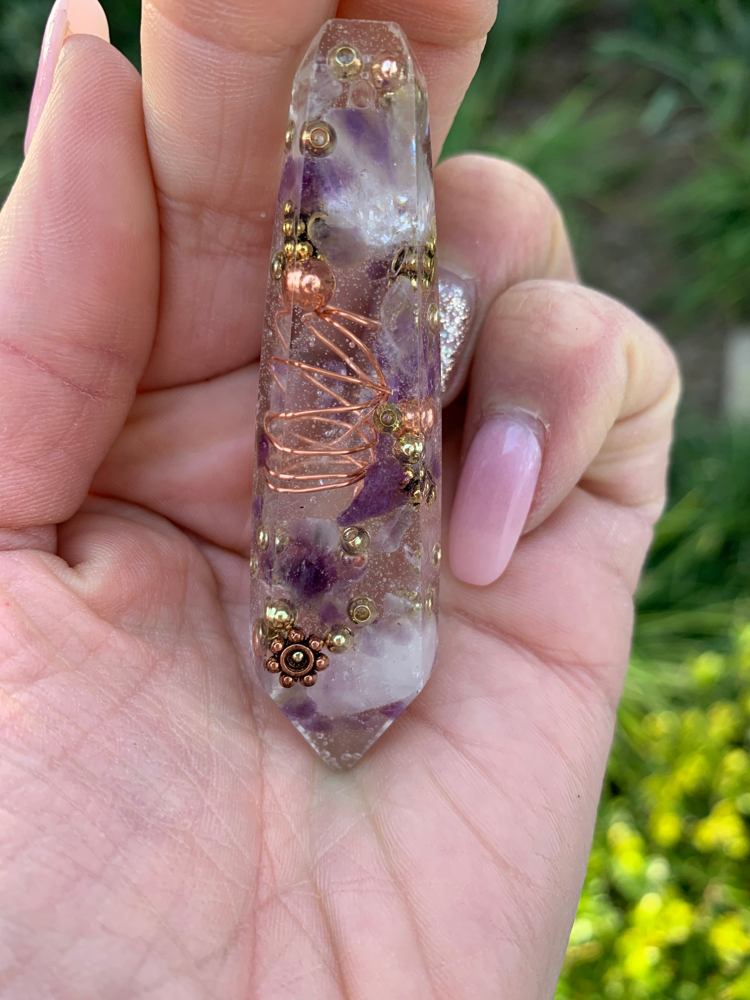 Amethyst Pendant — Large