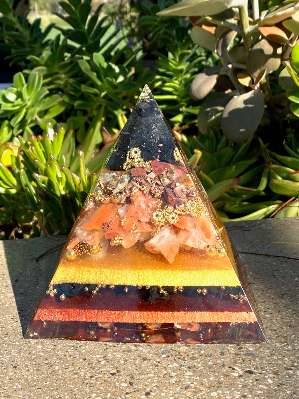 XL EMF Protection Orgonite Pyramid