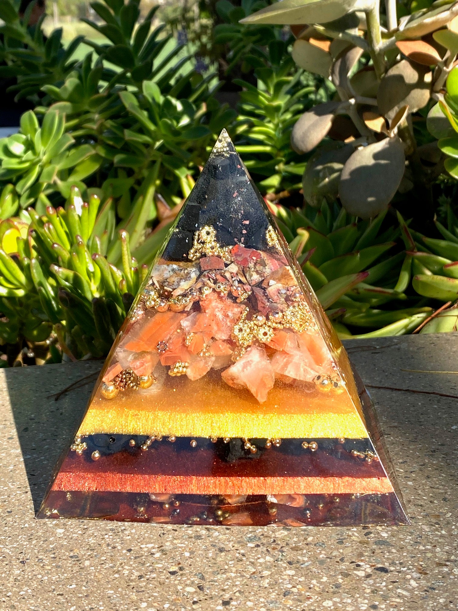 XL EMF Protection Orgonite Pyramid