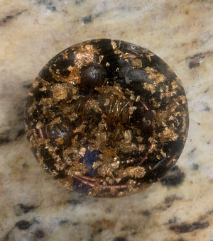 Shungite & Gold Mica Phone Pod