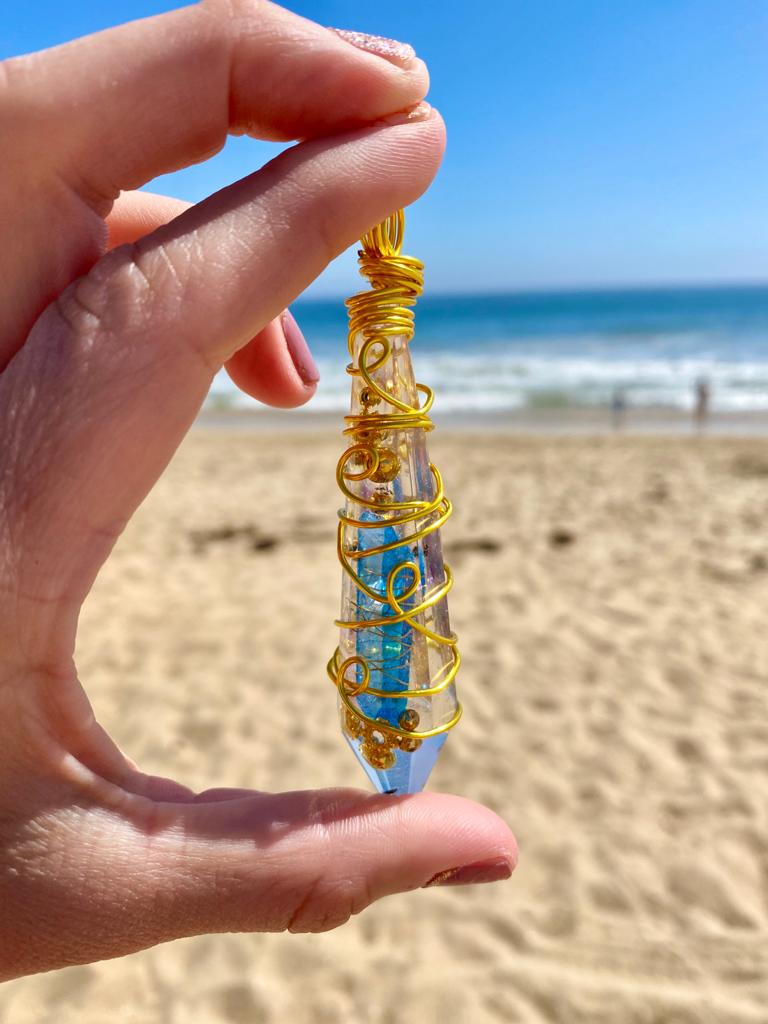 Clear Quartz Pendant — Large
