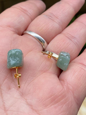 Lapis Lazuli Stud Earrings