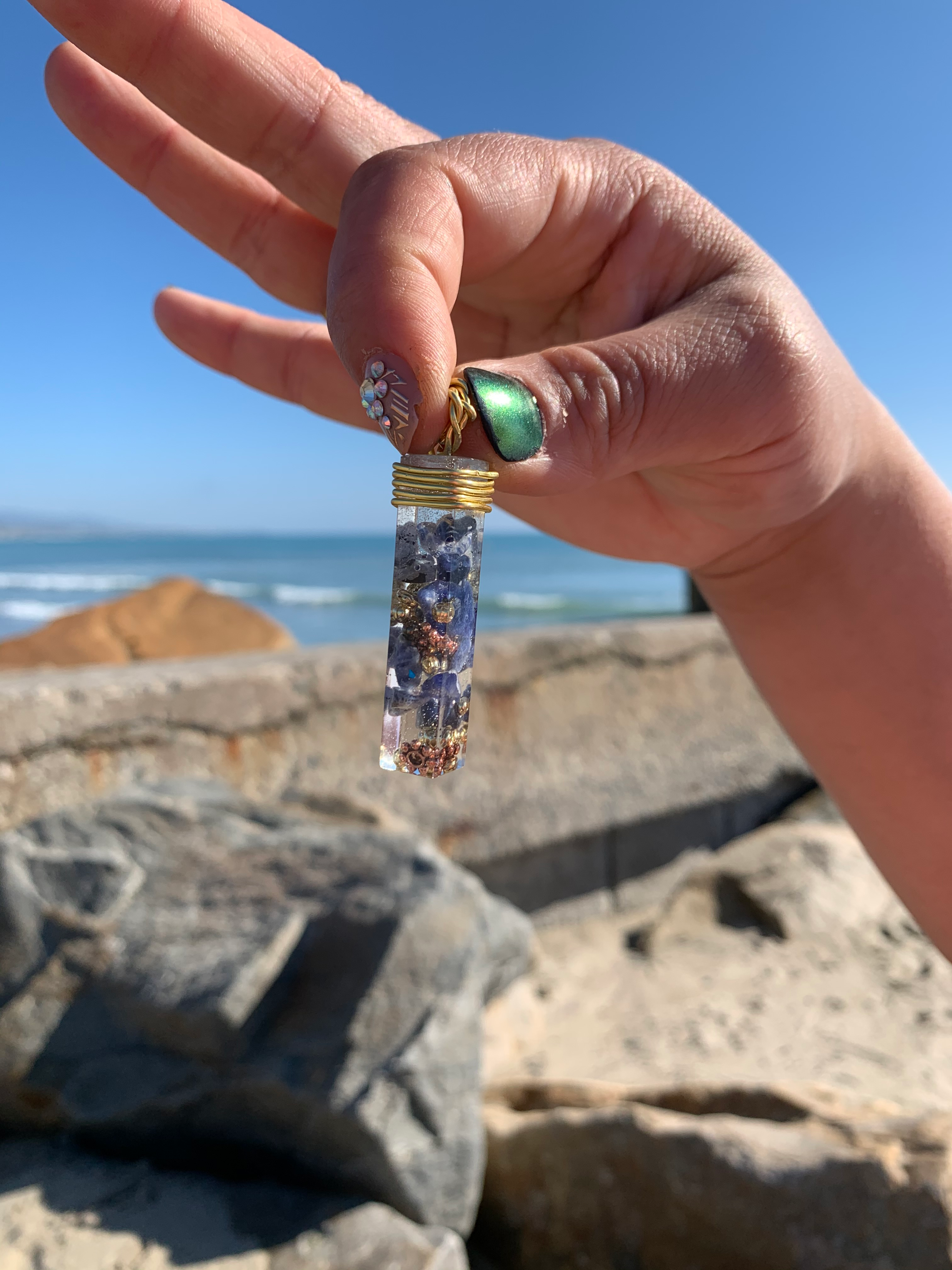 Lapis Lazuli Pendant — Small